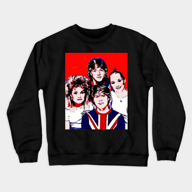 From The Bucks To The Fizz - Bucks Fizz Crewneck Sweatshirt by FashionGoesPop